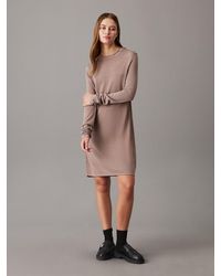 Calvin Klein - Soft Knit Jumper Dress - Lyst