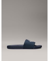 Calvin Klein - Canvas Logo Sliders - Lyst