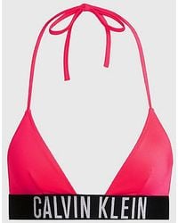Calvin Klein - Micro Triangel Bikinitop - Intense Power - Lyst