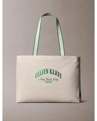 Calvin Klein - Heritage Crest Logo Tote Bag - Lyst