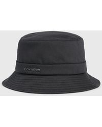 Calvin Klein - Canvas Bucket Hat - Lyst