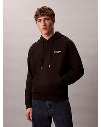 Calvin Klein - Jeans Cotton Terry Logo Hoodie - Lyst
