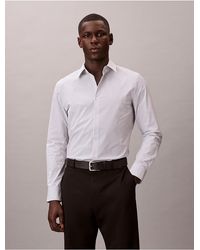 Calvin Klein - Stripe Tech Stretch Slim Button-Down Shirt - Lyst