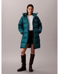 Calvin Klein - Hooded Down Puffer Coat - Lyst