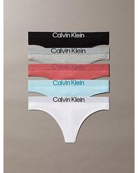 Calvin Klein - Pack de 5 tangas - Extra Soft Cotton Stretch - Lyst