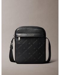 Calvin Klein - Embossed Emblem Logo Reporter Bag - Lyst