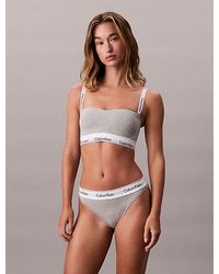 Calvin Klein - Tanga - Icon Cotton Modal - Lyst
