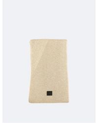 Calvin Klein - Solid Ribbed Scarf - Lyst