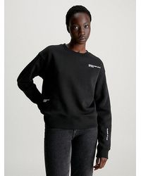 Calvin Klein - Relaxed Sweatshirt Met Multi-logo - Lyst