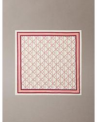 Calvin Klein - Bandana-Schal Mit Quadratischem Emblem-Logo - Lyst