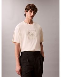 Calvin Klein - Relaxed Embroidered Logo T-Shirt - Lyst