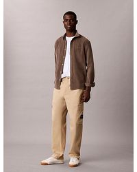 Calvin Klein - Jeans Comfort Cotton Relaxed Cargo Pants - Lyst