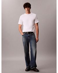 Calvin Klein - Jeans Logo Tape T-Shirt - Lyst