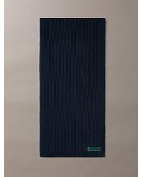 Calvin Klein - Cotton Cashmere Blend Scarf - Lyst