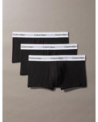 Calvin Klein - 3 Pack Low Rise Trunks - Lyst