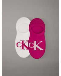 Calvin Klein - Jeans 2 Pack Soft Cotton Invisible Socks - Lyst