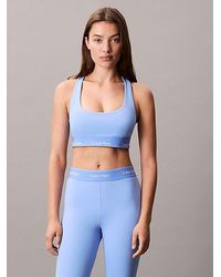 Calvin Klein - Sport Quick Dry Medium Impact Sports Bra - Lyst