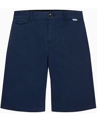 Calvin Klein Slim Chino Shorts - Blue