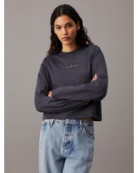 Calvin Klein - Relaxed Long Sleeve T-Shirt - Lyst