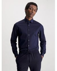 Calvin Klein - Slim Poplin Dress Shirt - Lyst