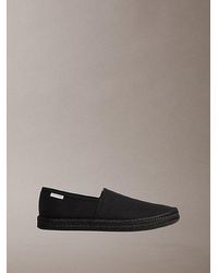 Calvin Klein - Javi Cotton Canvas Espadrilles - Lyst