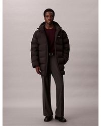 Calvin Klein - Channelled Down Puffer Coat - Lyst