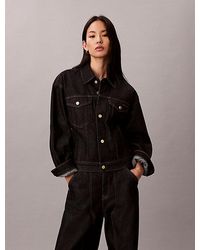 Calvin Klein - Denim Trucker Jacket - Lyst