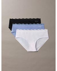 Calvin Klein - 3 Pack Hipster Panties - Lyst