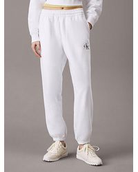 Calvin Klein - Jeans Cotton Terry Monogram Joggers - Lyst
