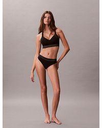 Calvin Klein - Metallic Thong Icon Cotton Modal - Lyst