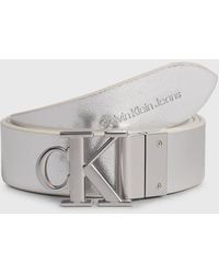 Calvin Klein - Reversible Logo Belt - Lyst