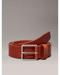 Calvin Klein - Leather Belt - Lyst