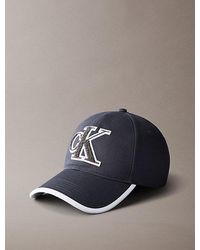 Calvin Klein - Textured Monogram Baseball Cap - Lyst