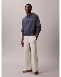Calvin Klein - French Terry Lounge Hoodie Icon French Terry Script - Lyst