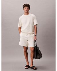 Calvin Klein - Jeans Emblem Logo Towelling T-Shirt - Lyst