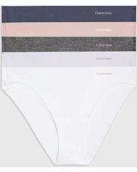 Calvin Klein - 5 Pack Bikini Briefs - Invisibles Cotton - Lyst