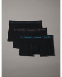 Calvin Klein - Cotton Stretch 3-pack Low Rise Trunk - Lyst