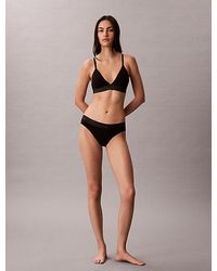 Calvin Klein - Metallic Bikini Briefs Icon Cotton Modal Metallic - Lyst