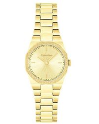 Calvin Klein - Sculpted Geometric Bracelet Watch - Lyst