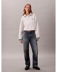 Calvin Klein - Sport French Terry 1 4 Zip Sweatshirt - Lyst