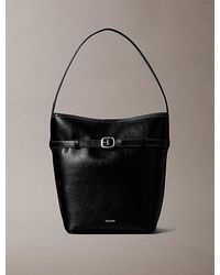 Calvin Klein - Buckle Laptop Bucket Bag - Lyst
