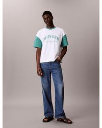 Calvin Klein - Relaxed Varsity Logo T-Shirt - Lyst