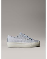 Calvin Klein - Moiré Comfort Platform Trainers - Lyst