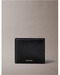 Calvin Klein - Raised Logo Bifold Wallet With Coin Pouch - Lyst
