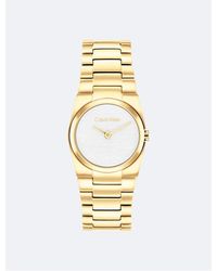 Calvin Klein - Plated Steel Bracelet Watch - Lyst