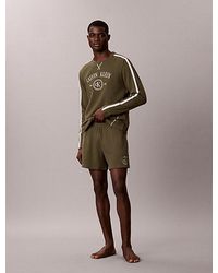 Calvin Klein - Soft Waffle Lounge Shorts - Lyst
