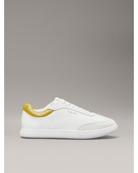 Calvin Klein - Leather Low Profile Trainers - Lyst