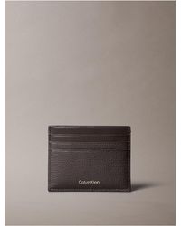 Calvin Klein - Leather Classic Card Case - Lyst
