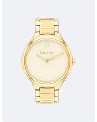 Calvin Klein - Textured Dial Bracelet Watch - Lyst