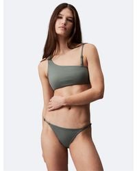 Calvin Klein - Micro Belt Bikini Top - Lyst